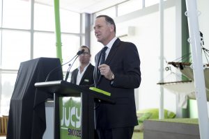 John Key at Jucy Launch