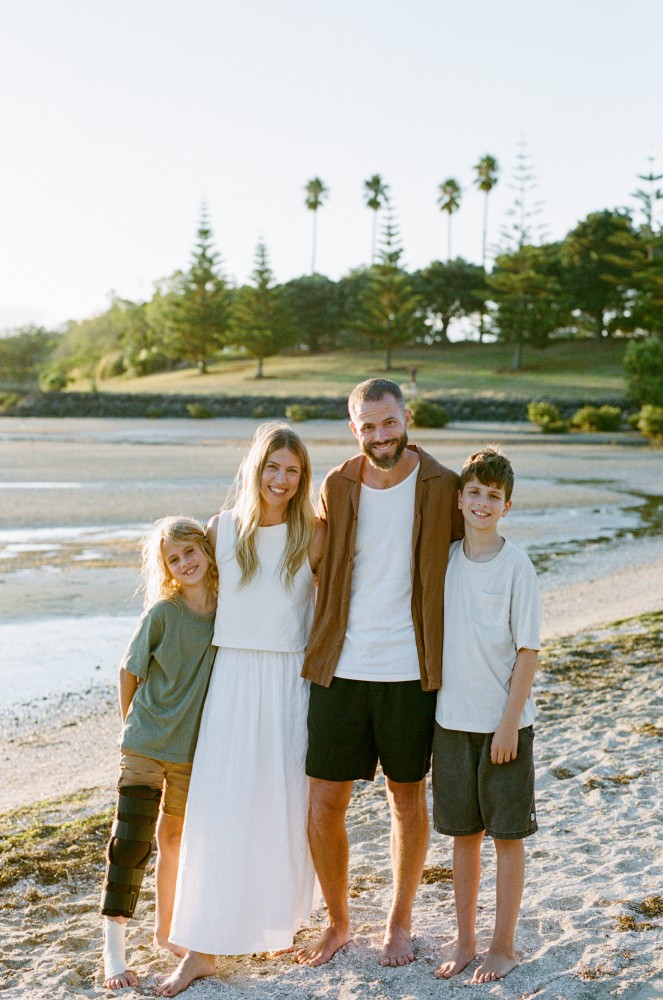 Alt Text: 11-year-old New Zealand boy Hugo Donaldson preparing for US cancer trial
